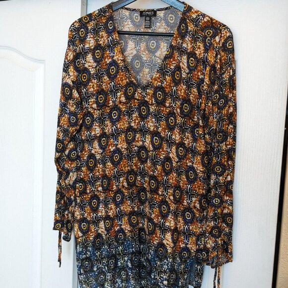 Boho Batik Print Tunic NWOT - Picture 10 of 11